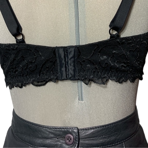 SWEET NOTHINGS Black and Red Roses Push Up Bra Size 38 DD. - Picture 7 of 9